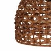 Lampa sufitowa w stylu boho naturalny pleciony abażur hiacynt wodny 55873-017 DIJK